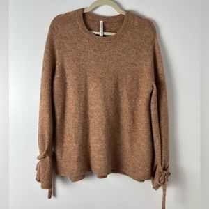 Babaton The Group Alpaca/Wool Blend Tie Sleeves Detail Sweater Oversized size XS